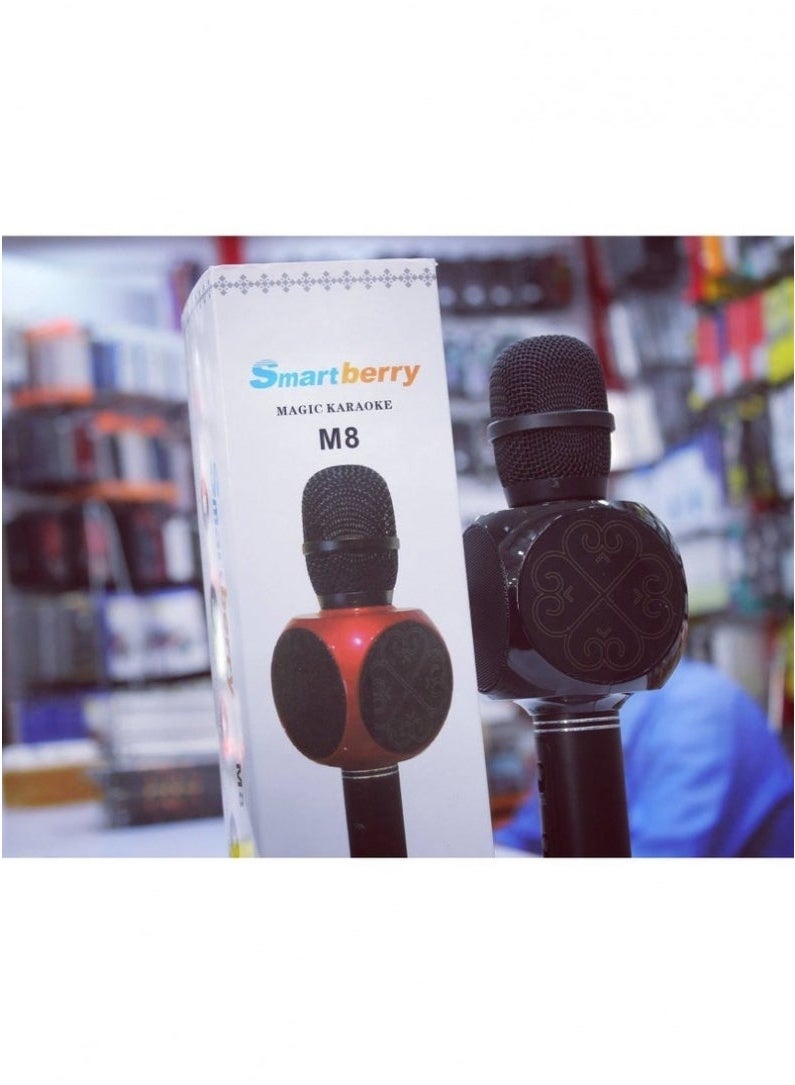 Smart Berry Bluetooth Karaoke Microphone Wireless – Portable Handheld Mic with Built-in Speaker, HD Clear Sound, Echo & Noise Reduction, Rechargeable Battery, Compatible with Android, iPhone & Home Entertainment - Image 4