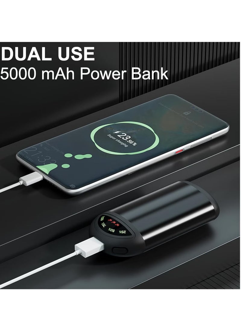 General Rechargeable Hand Warmers 5000mAh Electric Hand Warmer with 3 Levels Heating Pocket Heater Self Heating Heat Pack Portable Winter Gadget  - Image 4