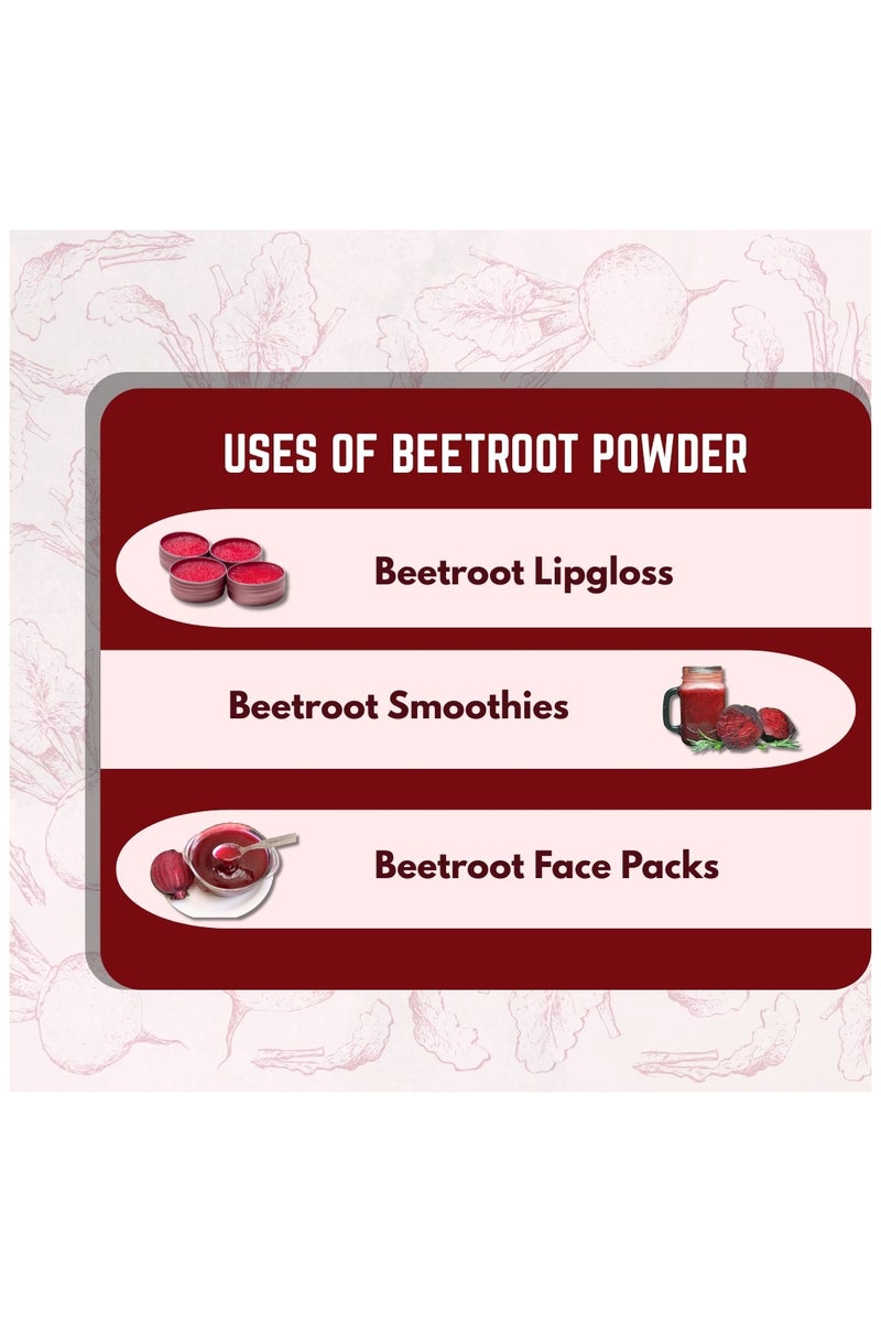 ROOTNRISEBLISS Natural Beetroot Powder 498g – 100% Pure, Antioxidant-Rich Superfood, Plant-Based Supplement for Energy, Heart Health & Blood Pressure Support, Rich in Antioxidants for Skin Glow, Detox, Liver & Performance - Image 5