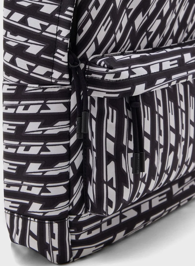 LACOSTE Printed Backpack