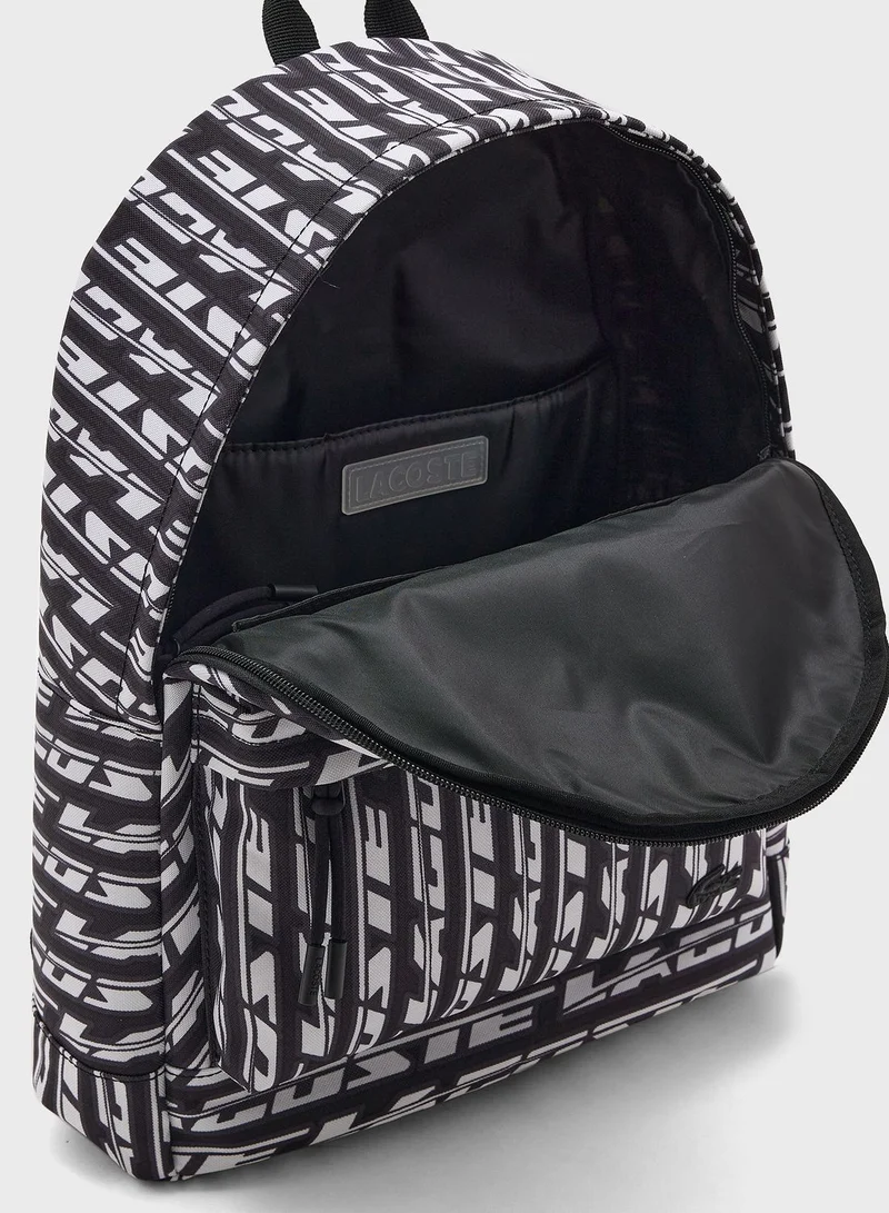 LACOSTE Printed Backpack
