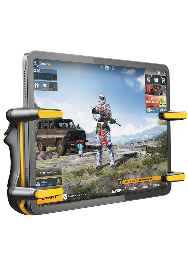 وحدة تحكم بالعاب الفيديو الخاصة بلعبة PUBG  لاجهزة ايباد والتابلت مع ست اتجاهات للاطلاق 24 ضربة متتالية كحد اقصى، كبسات 6/12/18/24، حساسية عالية، دقة عالية، ازرار اطلاق النار - Image 1
