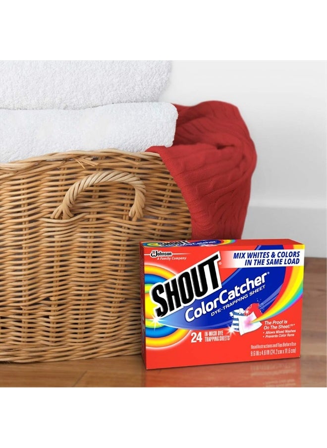 Shout - Shout Color Catcher Sheets for Laundry, Allow Mixed Washes, Prevent Color Runs, and Maintain Original Color of Clothing, 72 Count - Image 1