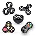 Yrissmiss Fidget Toys Adults Pack 5PcsFidget Spinner with Magnetic Rings GyroFidget Controller Autism Sensory ToysADHD Stress Anxiety Desk FidgetsEaster Basket Stuffers for Kids Teen BoysBK - Image 2
