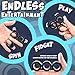 Yrissmiss Fidget Toys Adults Pack 5PcsFidget Spinner with Magnetic Rings GyroFidget Controller Autism Sensory ToysADHD Stress Anxiety Desk FidgetsEaster Basket Stuffers for Kids Teen BoysBK - Image 4