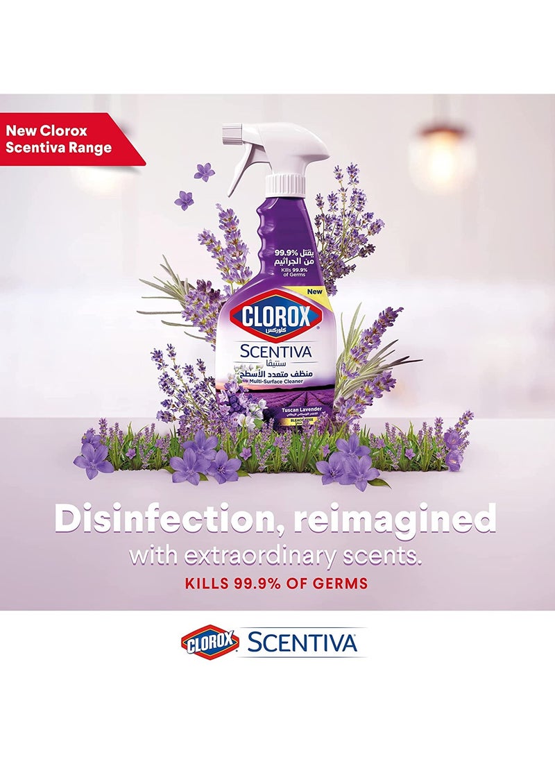 Clorox Scentiva Multi Surface Cleaner Tuscan Lavender 500ml - Image 2