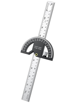 Woodworking Scribing Angle Ruler, 300mm Angle Protractor Stainless Steel Marking Ruler, Precision Engineer Woodworking Rule for Length Measurement, DIY, Line Marking, Circle Drawing - pzsku/Z04955730026681F4CF00Z/45/_/1706601877/a799bb7a-d59f-49b2-b5c7-48d4a5faf2e1