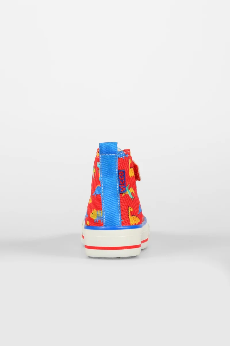 فيكو Island Patterned Unisex Preschool Red Sneakers