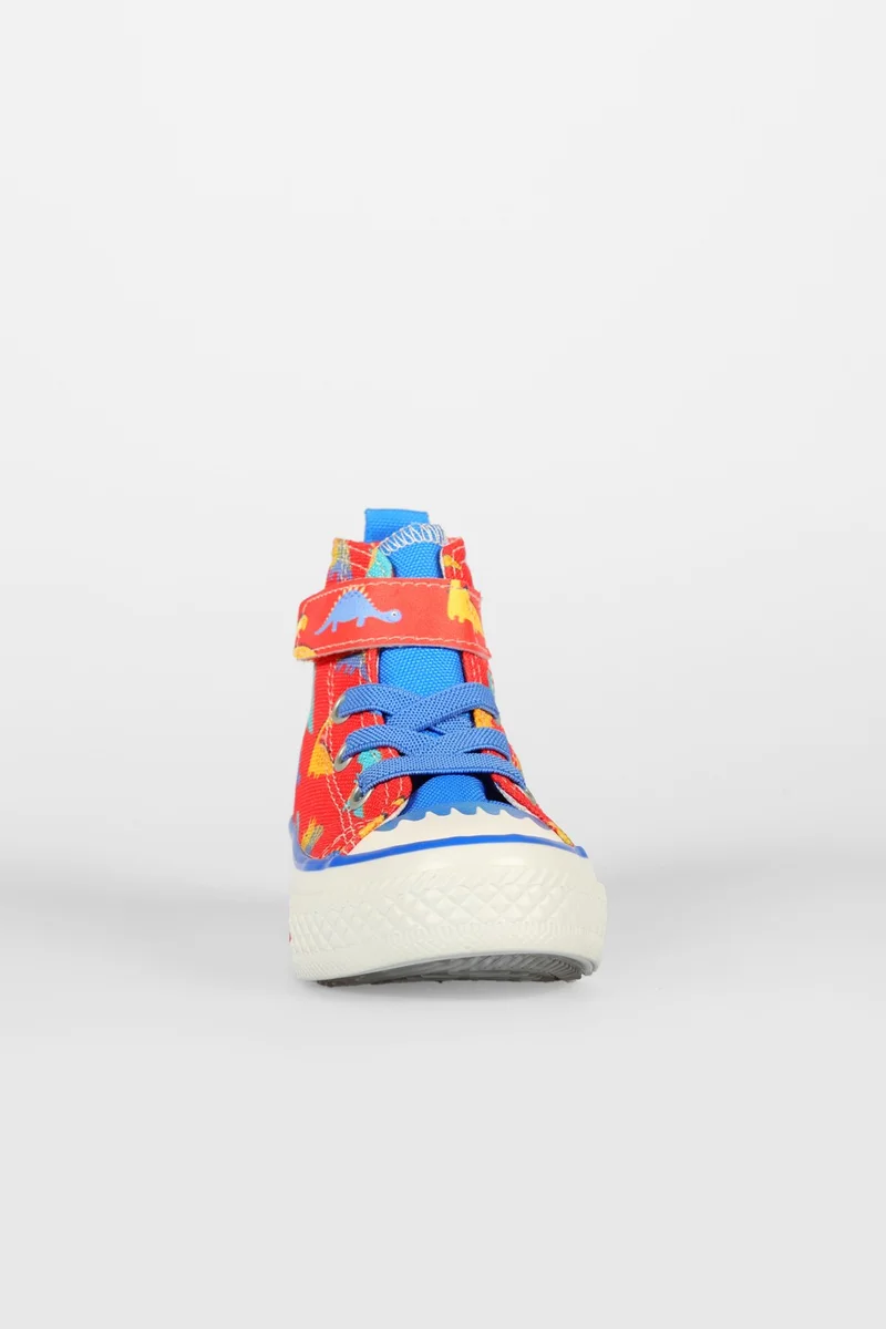 فيكو Island Patterned Unisex Preschool Red Sneakers
