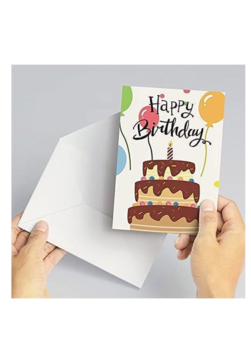 بريميفي بطاقات عيد ميلاد مختلطة، حزمة متعددة مكونة من 24 بطاقة مع 24 ظرفًا - Image 3