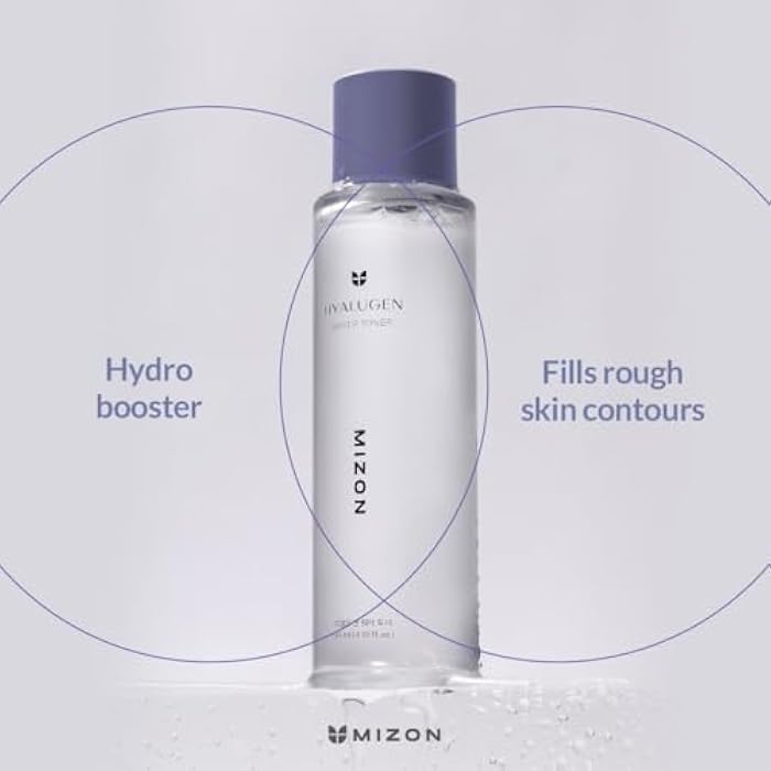 MIZON Hyalugen Water Toner for Deep Hydration and Better Skin Texture with Marine Collagen and Hyaluronic Acid Total Care Korean Skincare(4.39 oz) - Image 2