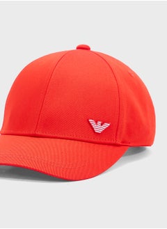 EMPORIO ARMANI Logo Beachwear Curved Peak Cap Cap  - Image 3