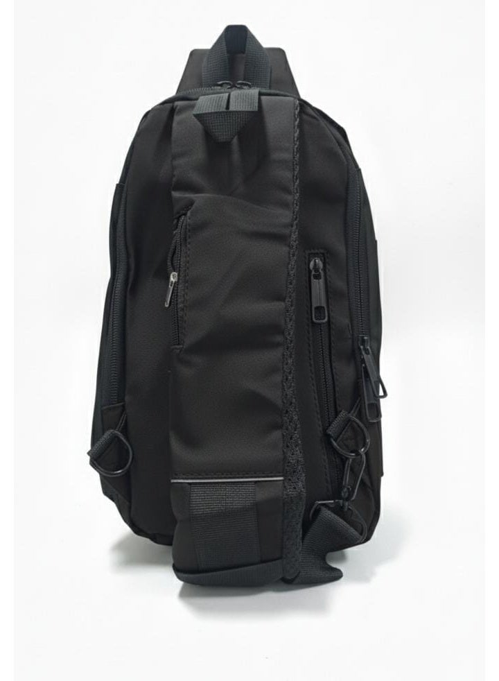 سبيس شوب حقيبة كتف مضادة للسرقة حقيبة أعمال حقائب صدر كروس بودي مع يو إس بي - Image 2