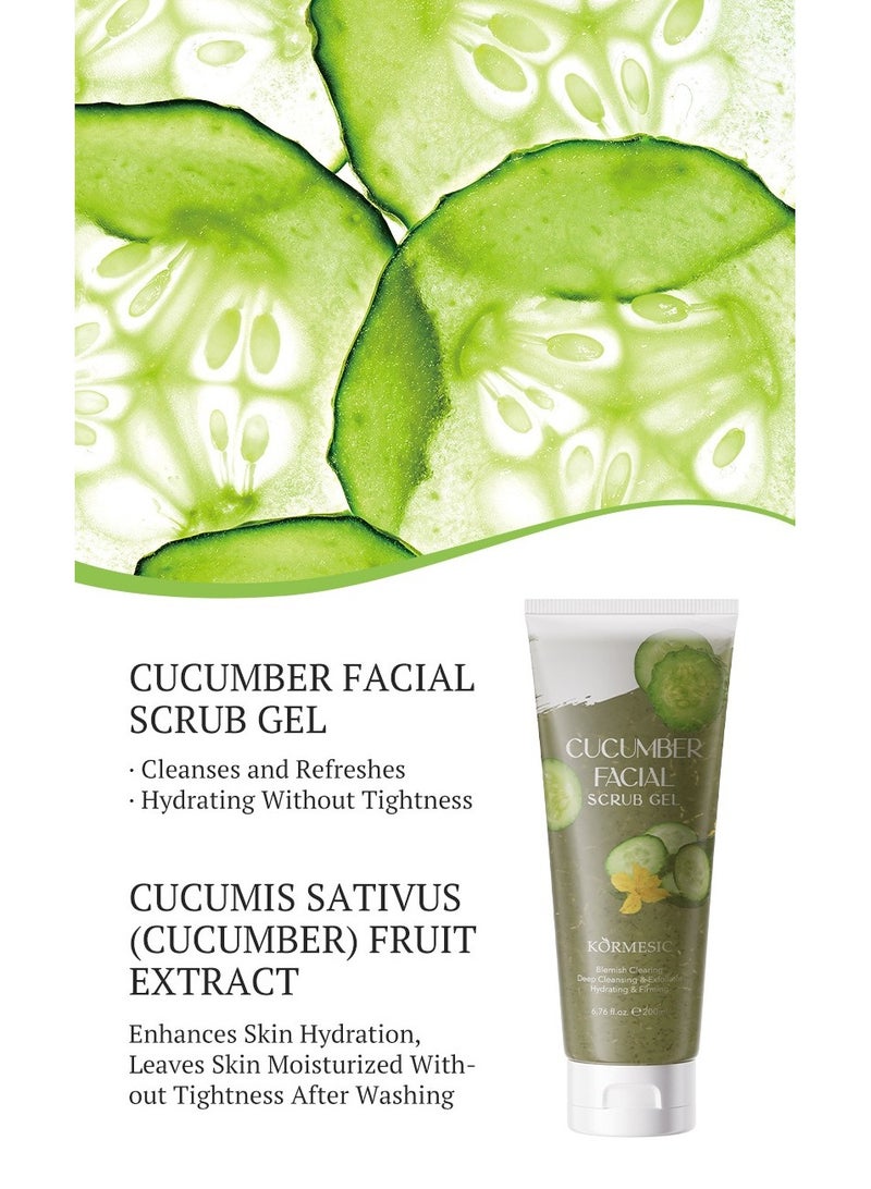 Kormesic هلام فرك الوجه الخيار 200 مل-تحديث وتنشيط البشرة - Image 2