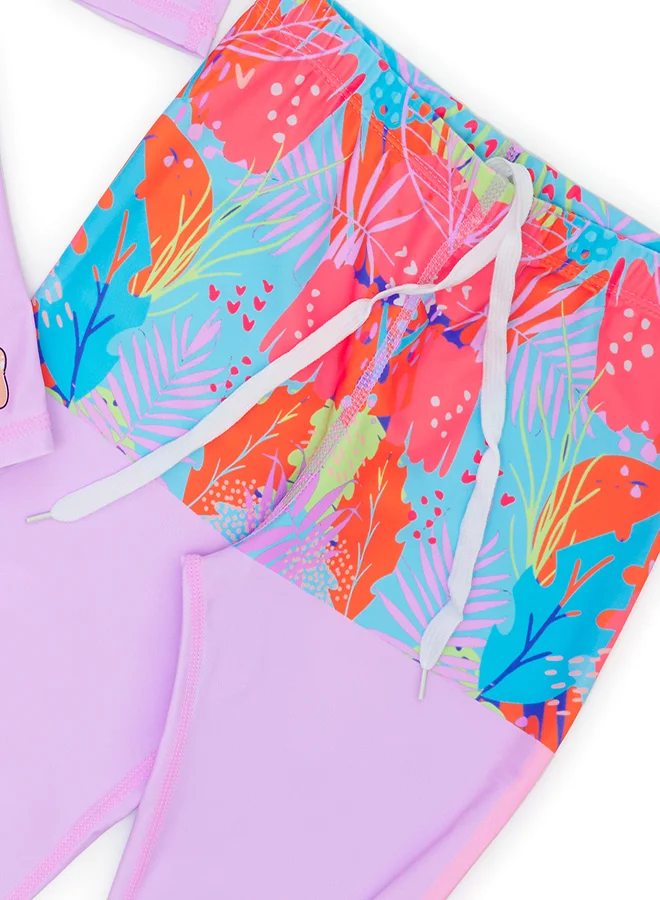 بيبي كلو Mermaid and Coral Girls' Swimwear 2 Piece Set