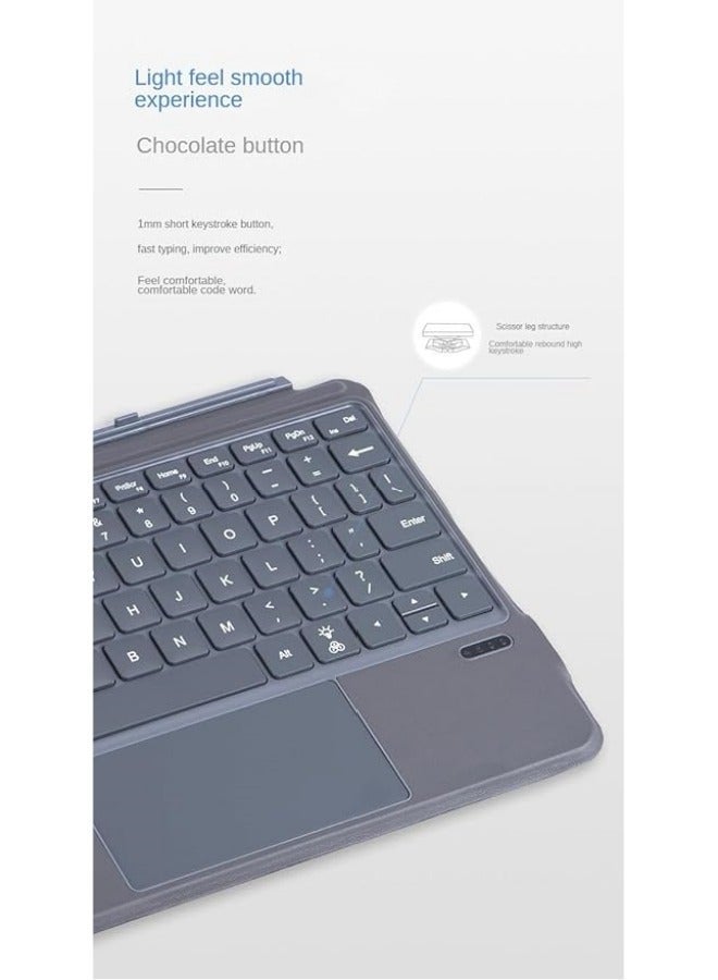 Touched Bluetooth Magnetic Keyboard Compatible with Surface Go 4/Go 3/Go 2 /Go Tablet, External wireless keyboard protective case - Image 3