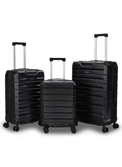 LIMRA Travel bags hard Luggage set 3 pieces size 28/24/20 inch black