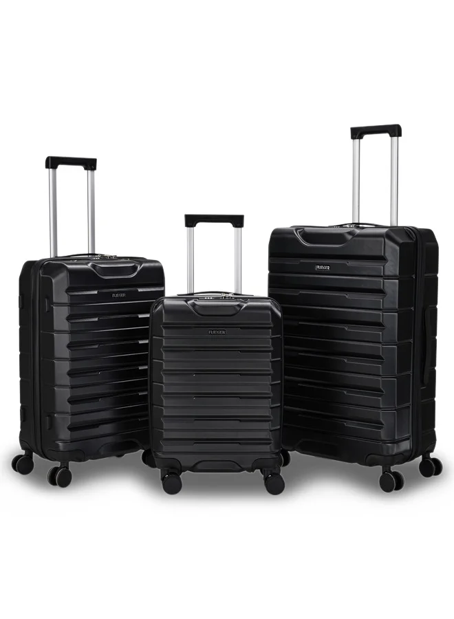 LIMRA Travel bags hard Luggage set 3 pieces size 28/24/20 inch black