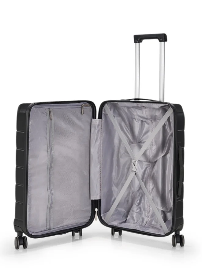 LIMRA Travel bags hard Luggage set 3 pieces size 28/24/20 inch black