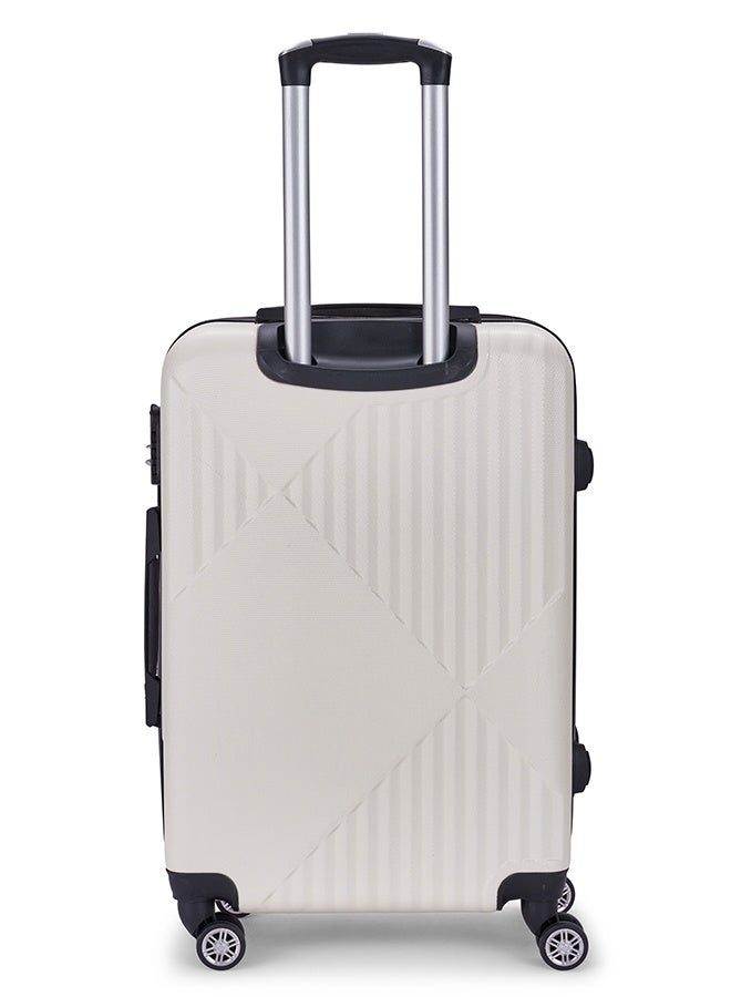 LIMRA Travel bags hard Luggage set 3 pieces size 28/24/20 inch Beige - Image 4