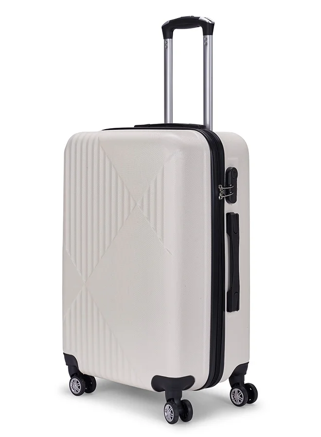 LIMRA Travel bags hard Luggage set 3 pieces size 28/24/20 inch Beige