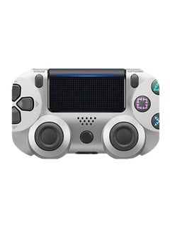 Source Wireless Bluetooth PS4 Handle Six Axis Ps Game Handle Dual Shock P4 Controller Pro Handle-Product Color:Silver---snowflake
