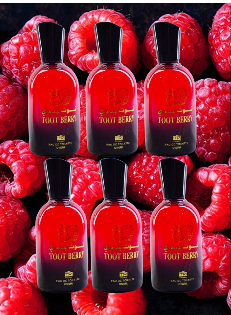 تي أر آي 6 قطع عطر توت بري 100 مل EDT - Image 1