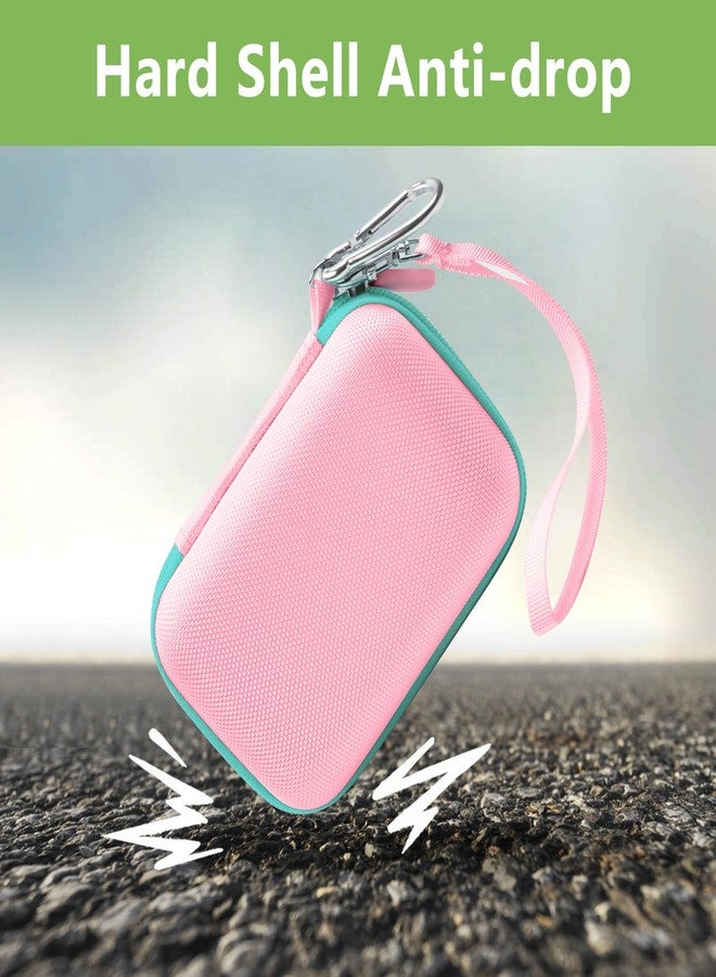 ALKOO Carrying Case Compatible with JBL Go 4 - Portable Bluetooth Speaker Box Pro Sound, Also for Go 3/Go3 Eco/Go2 Waterproof Mini Wireless Speakers - Case Only (Pink) - Image 5