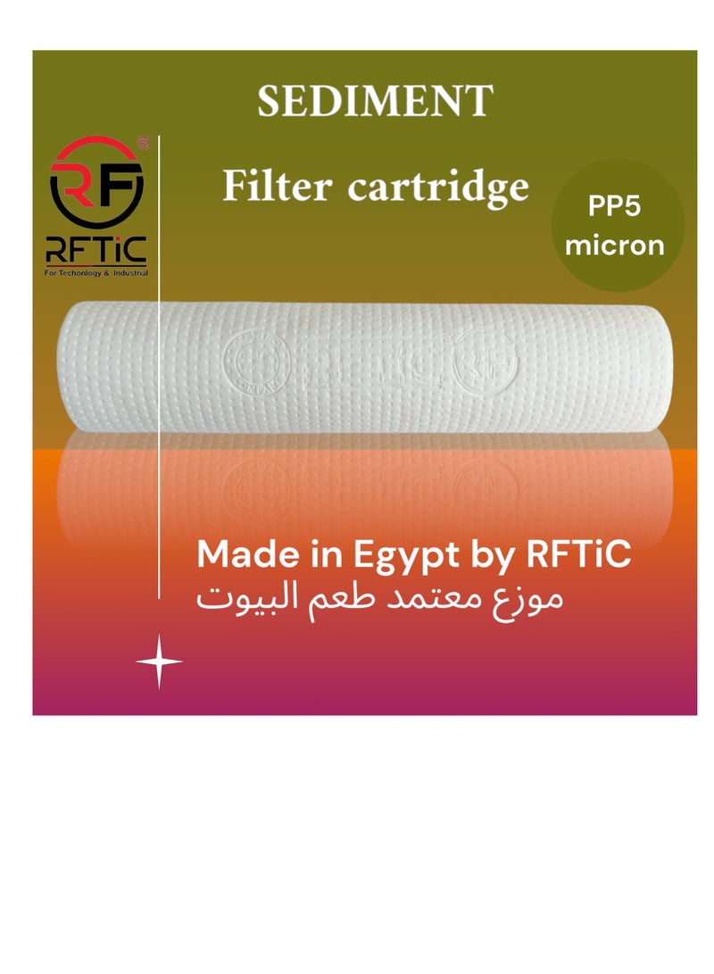 Rftic Sediment Filter Cartridge (first Stage) 4 pieces - PP5 Micron - Image 2