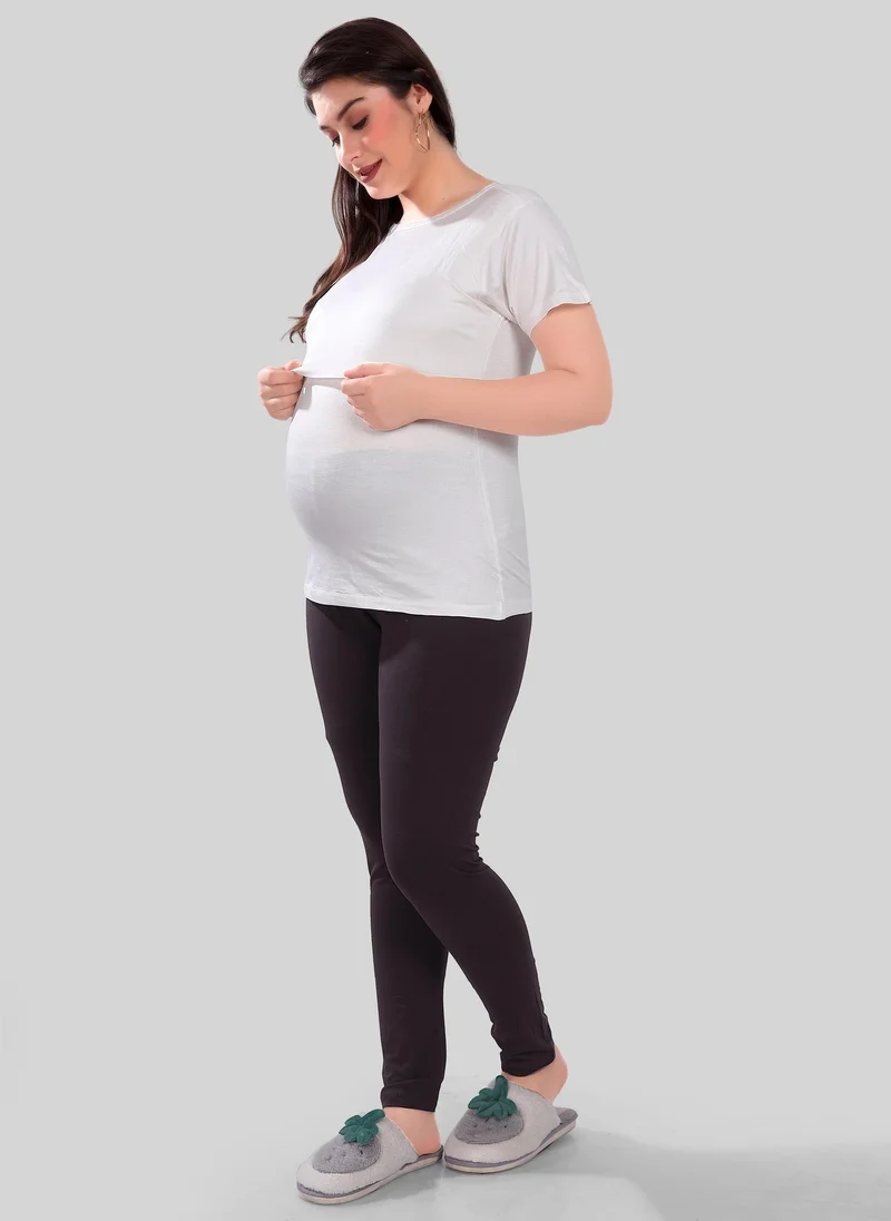 TUMMY TUMMY Maternity & Nursing Double Layered Pull-On Top Pack of 2pc