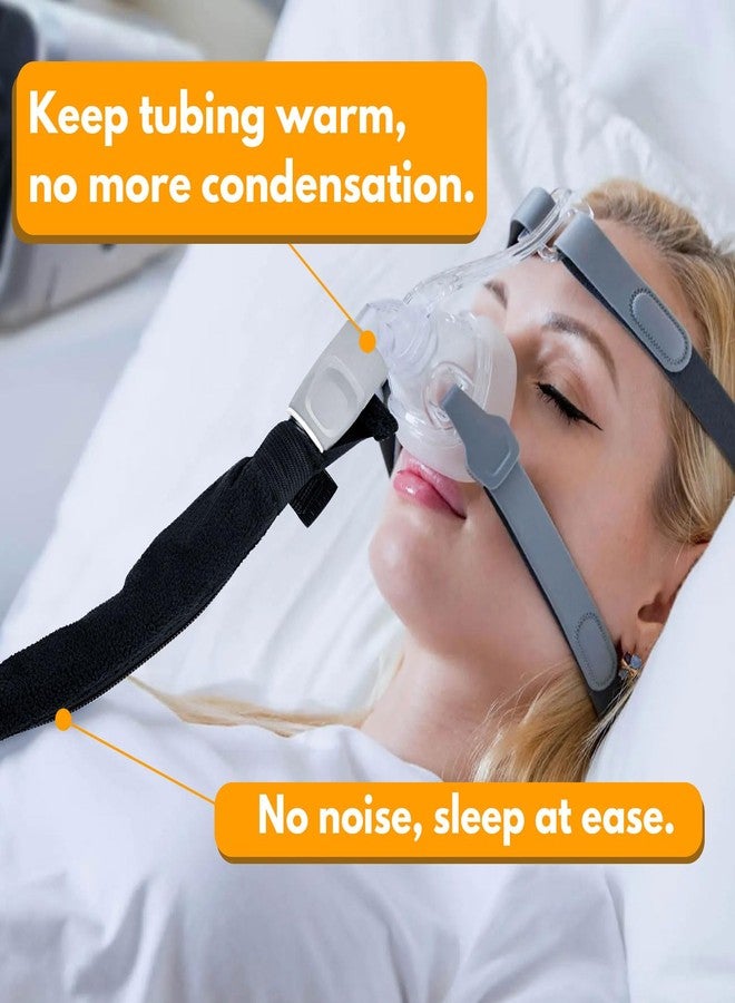 Healvaluefit 6.4ft CPAP Hose Cover for ResMed ClimatelineAir AirSense 10 & 11, CPAP Tube Cover Cat Proof, Double-sided Hose Wrap Full Zipper for Heated Tubing - Image 3