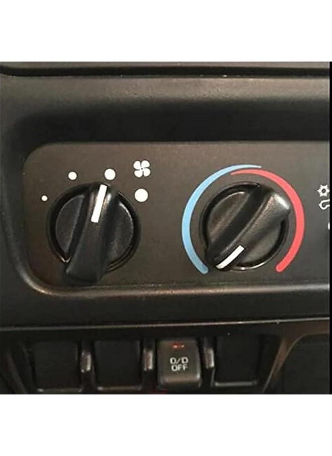 Generic - 3PCS A/C Heater Air Conditioning Knob Control Blower Fan Knob Compatible for for Jeep Wrangler 1999-2006,for Dodge Ram for 1999-2003 for 5011218AC - Image 1