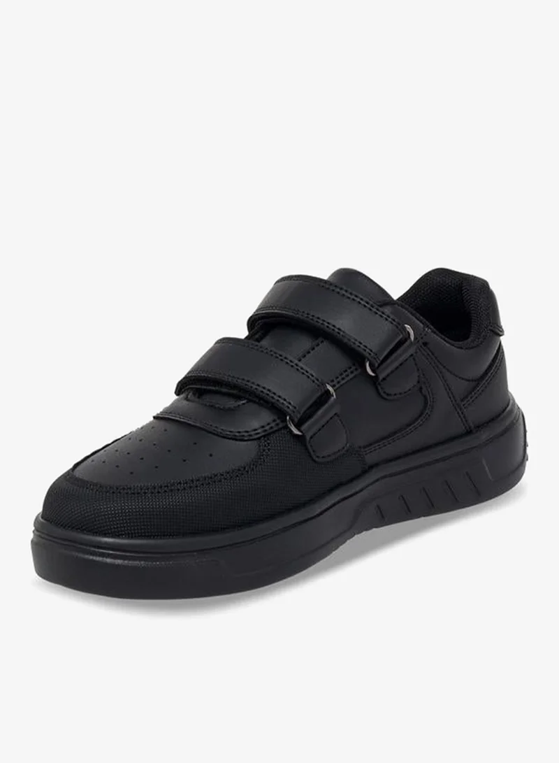 LBL By Shoexpress BLACK Boys Hook & Loop School Shoes for Men | Best Price UAE