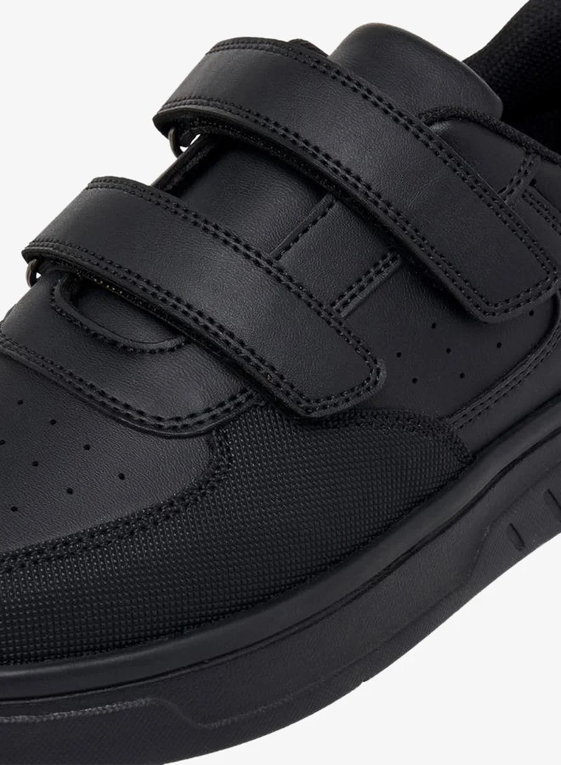 LBL By Shoexpress BLACK Boys Hook & Loop School Shoes for Men | Best Price UAE