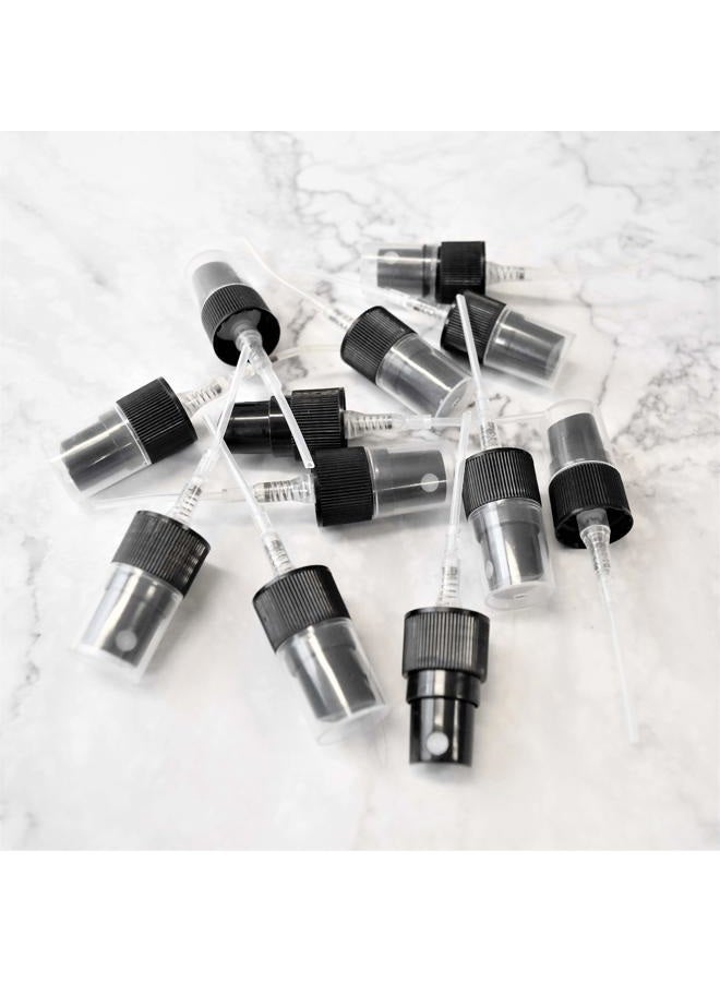 holistic oils رؤوس رش زجاجات الزيوت الأساسية - 12 رأس رش زيت أساسي زجاجة رش زيت رذاذ بديل مضخة قابلة لإعادة الاستخدام لرؤوس زجاجات الزيوت الأساسية 5 مل، 15 مل، 20 مل - Image 3