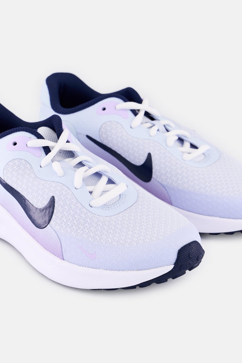 Nike Kids Girl Revolution 7 Lace Up Outdoor Shoes, Multicolor  - Image 3