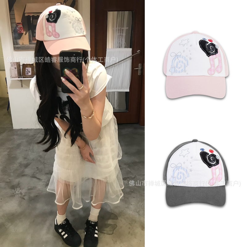 قبعة بيسبول مطرزة للنساء من روكفيس* × إليت - Image 1