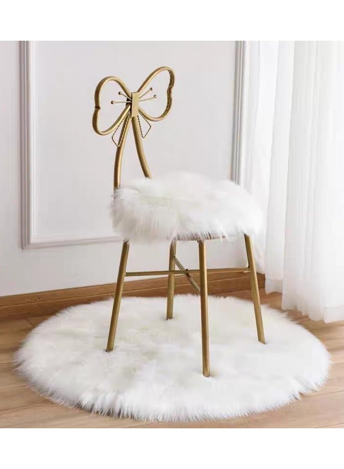 LINGWEI Makeup Chair with Butterfly Backrest - Image 2