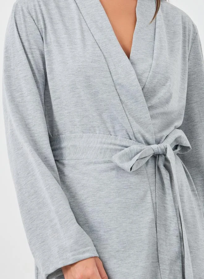 Styli Styli Melange Broad Edge Robe