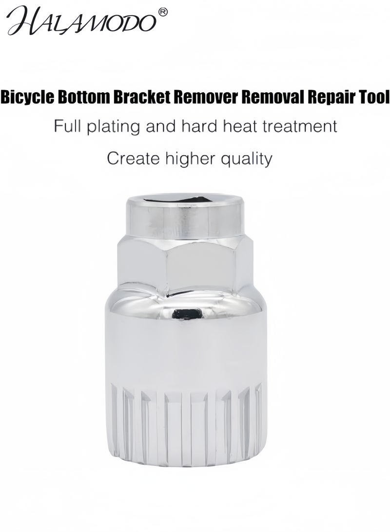 HALAMODO Bicycle Repair Tools Or Accessories Kit, 5 in 1 Mountain Bike MTB Repair Tool Kit,  Freewheel Remover Tool Bike Chain Breaker Crank Extractor Wrench with chain tail Hook Bottom Bracket Removal Tools - Image 4