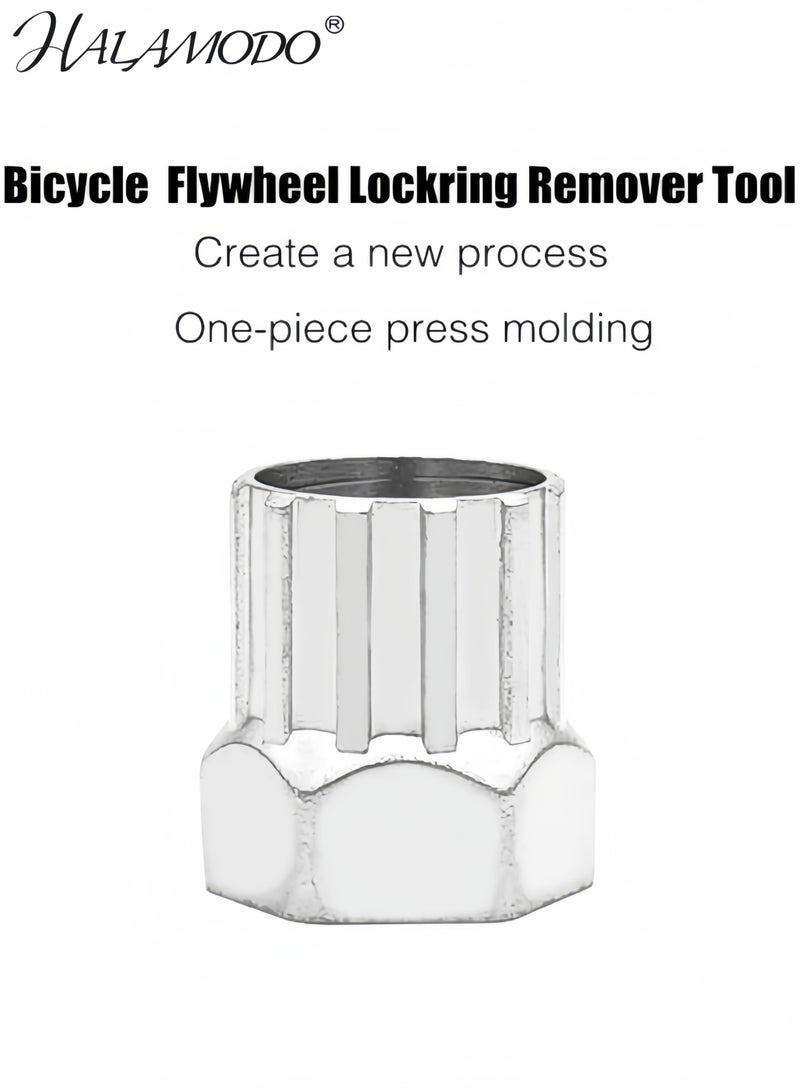 HALAMODO Bicycle Repair Tools Or Accessories Kit, 5 in 1 Mountain Bike MTB Repair Tool Kit,  Freewheel Remover Tool Bike Chain Breaker Crank Extractor Wrench with chain tail Hook Bottom Bracket Removal Tools - Image 2