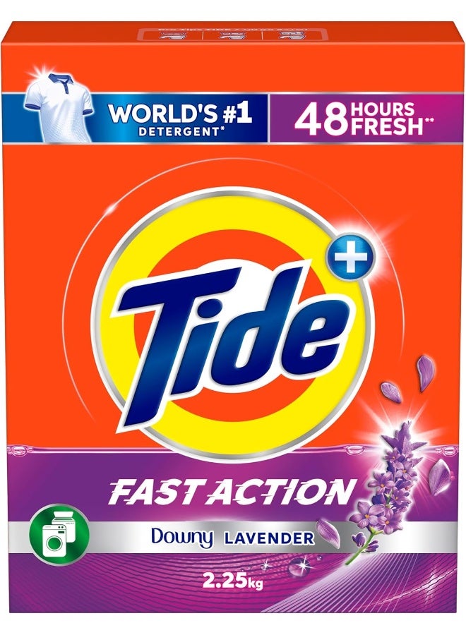 Tide Fast Action Laundry Detergent Powder with Lavender - Image 1