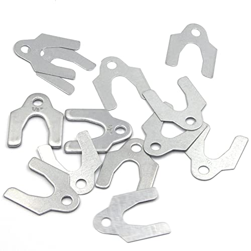 ISPINNER 48pcs Auto Alignment Body Shim Assortment Kit, 1/64" 1/32" 1/16" 1/8" Universal Shims for Adjusting Body Parts or Camber Alignment - Image 5