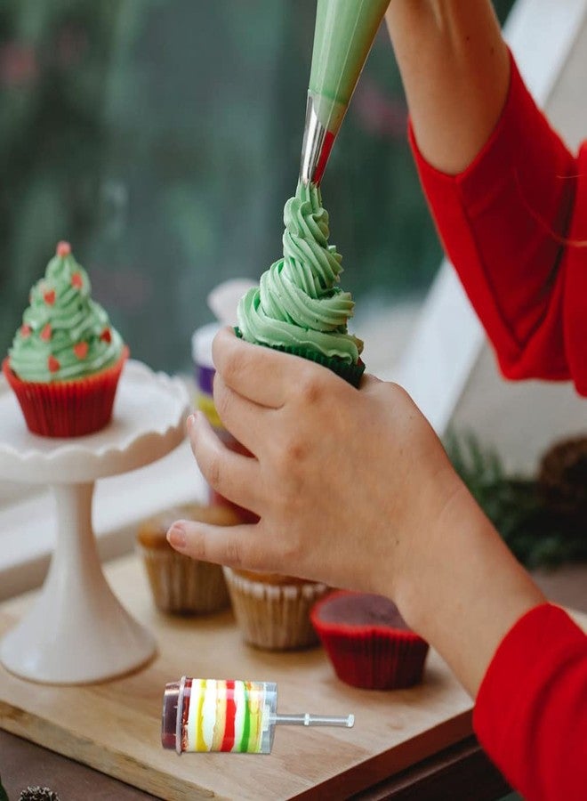 هيموتون ٢٥ قطعة من علب كيك بوبس قابلة للدفع مع غطاء، شكل دائري، بلاستيكية، فارغة، علب إطلاق كيك بوبس مع أغطية، مناسبة لخبز وتشكيل حلويات الآيس كريم - Image 5