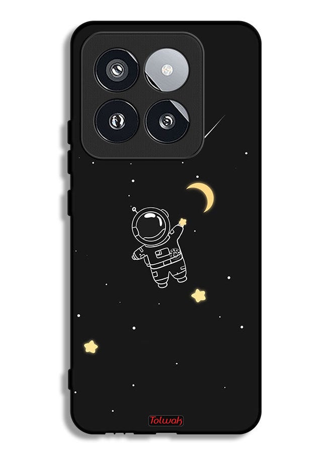 Tolwak - Xiaomi 14 Pro Protective Case Cover Astronaut Art Clip - Image 1