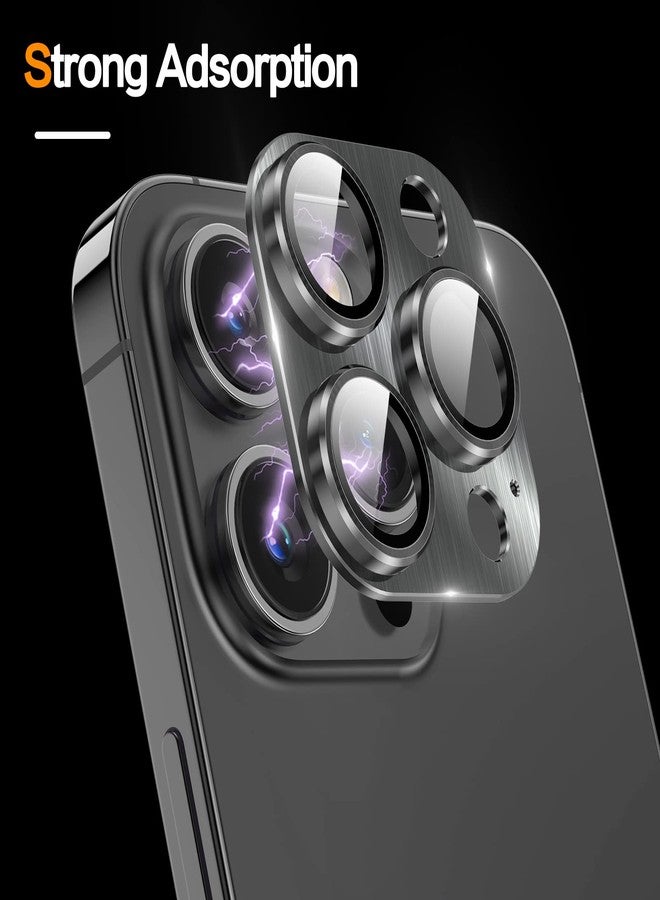 YWXTW Tempered Glass Camera Lens Protector for iPhone 14 Pro Max, 3D Full Coverage Protection, Night Circle Technology, Stronger Adsorption - Image 3