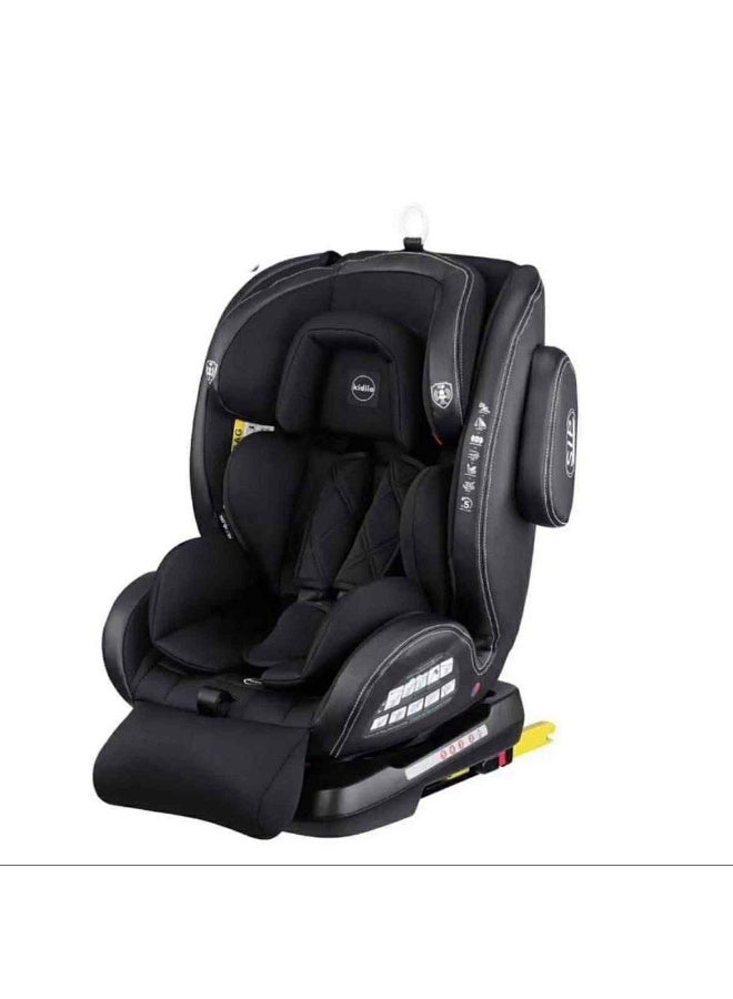 Kidilo Booster Car Seat with 5-Point Belt and Adjustable Headrest, for Toddlers, Group 1-2-3, 9-36 kg, Up to 12 Years, ECE Safety Certificate