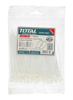 TOTAL Cable Ties 100 x 2.5mm 100pcs THTCT1001 - pzsku/Z0496C57D2C3E8C9CAB52Z/45/_/1721812781/cb921031-77f5-40dd-a79e-e8c300a7841b