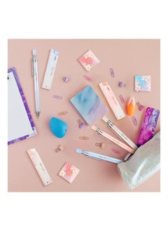 Excefore 15 Pcs Cherry Mechanical Pencil Set Include 6 Pcs Kawaii Automatic Drafting Pencil with 6 Tubes Pencil Refill and 3 Pcs   Cherry Erasers for Sketching Architecture Drawing  - Image 3