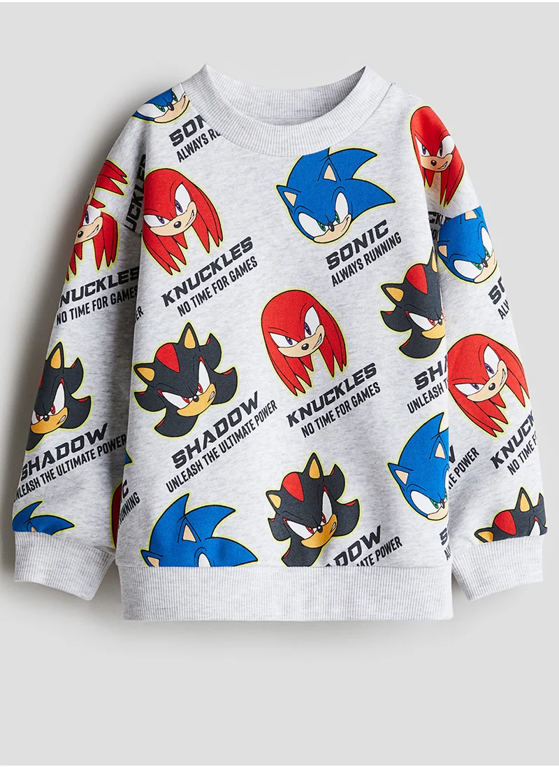 اتش اند ام Printed Sweatshirt